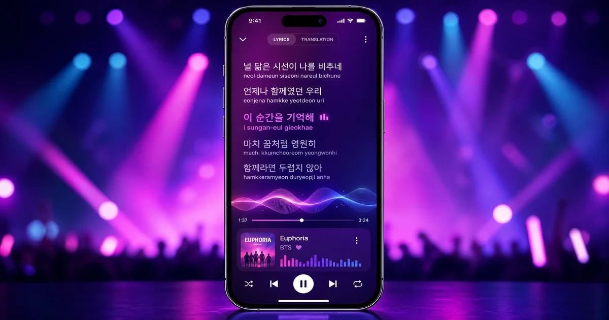 Best Apps to Learn Kpop Lyrics in 2026 (Fan-Approved List)